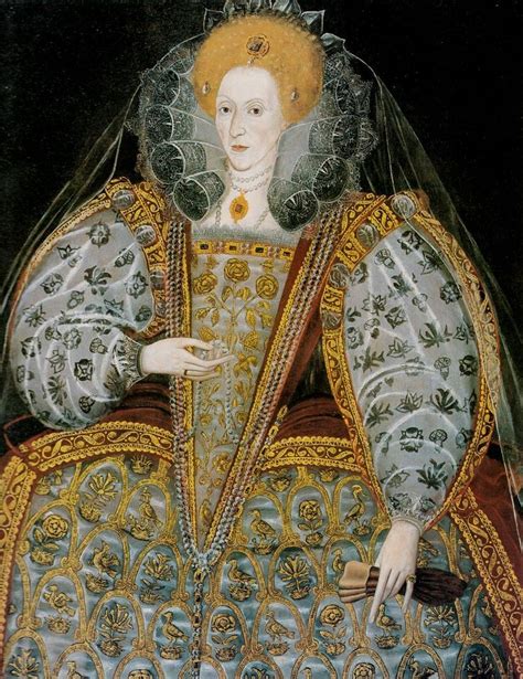 Portrait Of Queen Elizabeth I By An Artist From The English School C