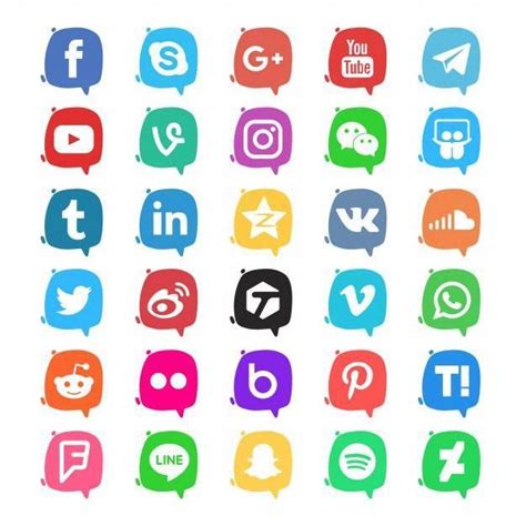 Social Media Pinwire Pack De Iconos De Redes Sociales Vector Gratis En Iconos Por