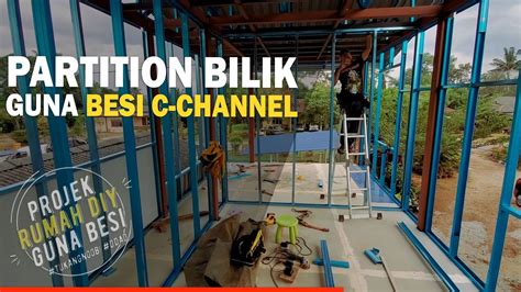 14 Rumah Diy Guna Cement Board Buat Kerangka Dinding Bilik Dari Besi