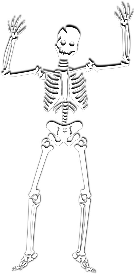halloween skeletons clip art