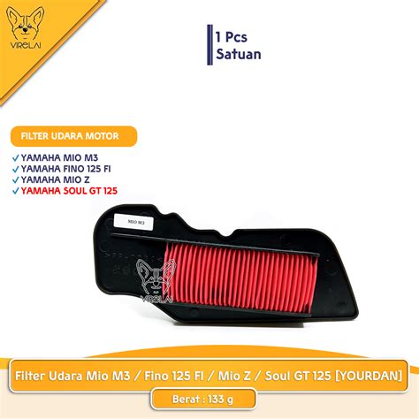 Filter Udara Mio M3 / FINO 125 FI / Mio Z / Soul GT 125 / X Ride 125