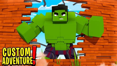 How To Become The Hulk Minecraft Custom Adventure Youtube