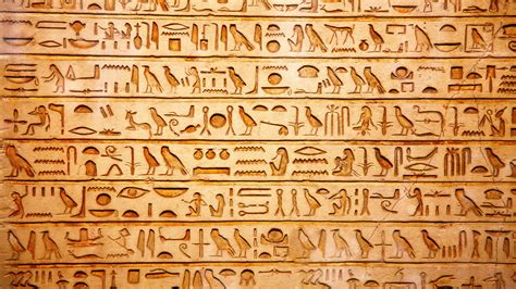 La Escritura Jeroglífica Tesoro De La Cultura Egipcia