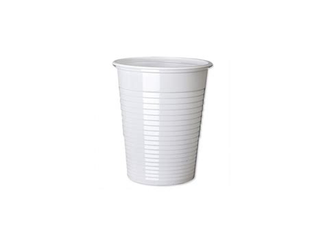 White Plastic Disposable Cups 7oz 200ml