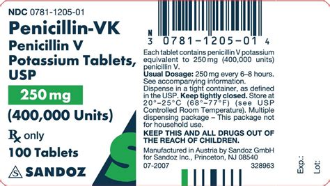 Penicillin Vk Fda Prescribing Information Side Effects And Uses