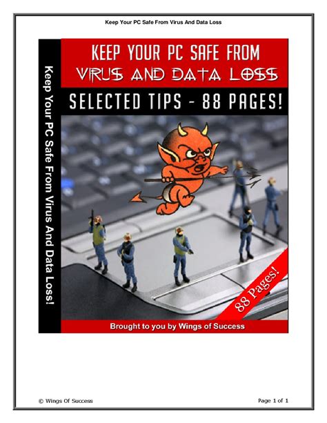Download Keep Your Pc Safe From Virus And Data Loss Ebook Pdf Online 2022