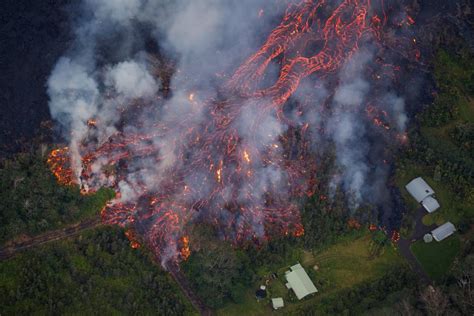 Autoridades No Havai Contabilizam 117 HabitaÇÕes DestruÍdas Por ErupÇÃo