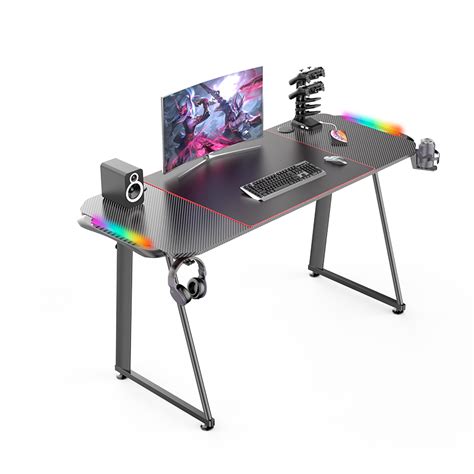 Gaming Computer Desk Electric Adjustable Rgb Gaming Table Pc Desk