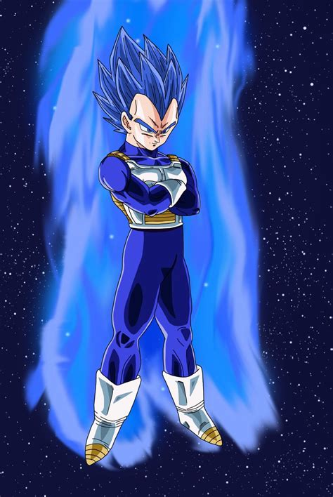 Super saiyan evolution is really just a continuation of super saiyan blue, but not in a particularly massive or impactful way. SSJ God Blue Hair Vegeta by DragonBallAffinity on DeviantArt