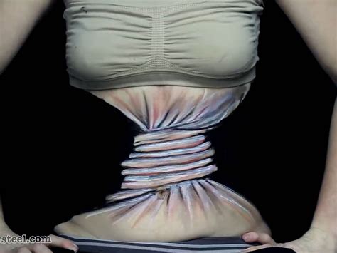 Body shaming can be one of the most powerful tools to motivate people to set and achieve goals related to personal fitness. This artist's unusual art shows the harsh realities of ...