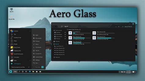 Windows 10 Aero Glass Theme 2021 Youtube