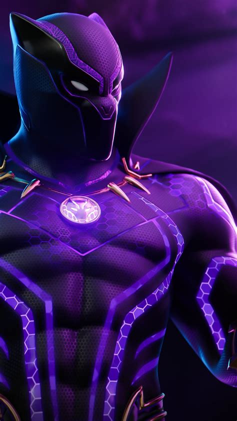 Black Panther Wallpaper 4k Fortnite Skin 2020 Games Neon Games 4045