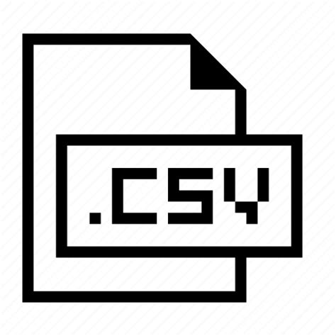 Csv Document Extension File Format Icon