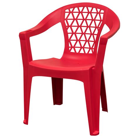Comfort park avenue recycled plastic 6 ft. Adams USA Resin Stack Chair with Phone Holder, Red - Walmart.com - Walmart.com