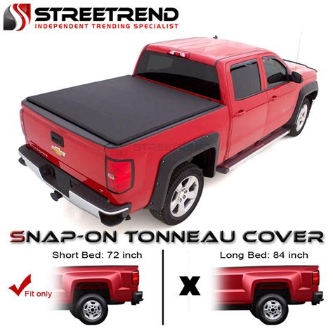Hidden Snap On Tonneau Cover For 82 93 Chevy S10gmc S15 Sonoma 6 Ft 72
