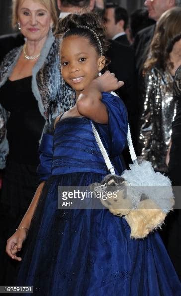 Best Actress Nominee Quvenzhané Wallis Arrives On The Red Carpet For
