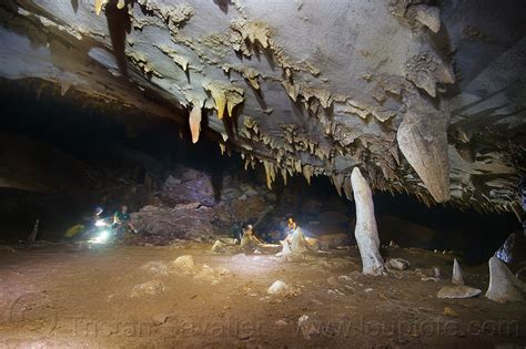 Large Underground Chamber Caving In Mulu Clearwater Cave Borneo