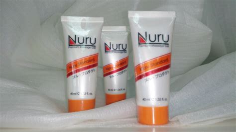 Nuru Standard Multi Function Spa Massage Gel 3x40ml Slippery Tubes