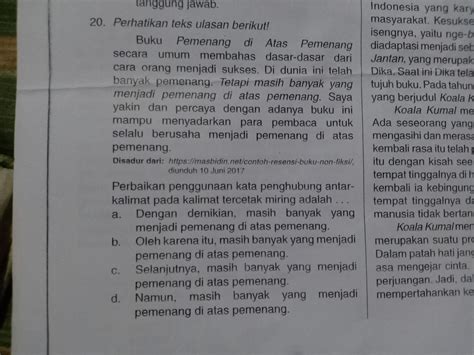 Rumah itu besar tetapi tidak terawat. Kata Hubung Antar Kalimat - KATAKU