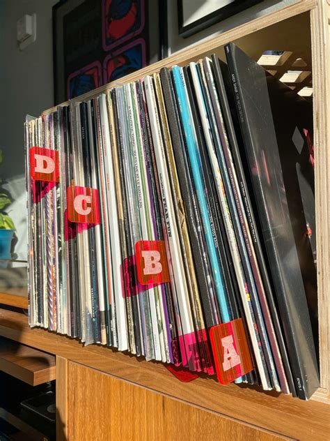 Customizable Vinyl Record Dividers A Z Alphabetical Groovy Etsy