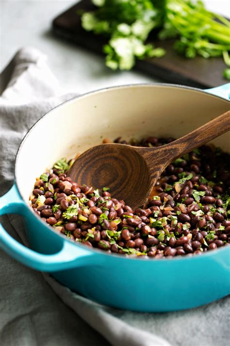 Maybe you would like to learn more about one of these? Cuban Black Beans with Cilantro and Lime Recipe | Little ...