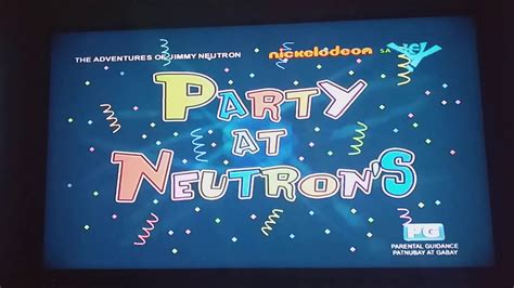 The Adventures Of Jimmy Neutron Season 1 Party At Neutrons Youtube