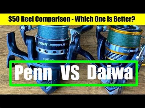 Penn Pursuit Vs Daiwa Revros Youtube