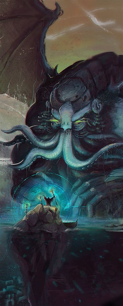 Cthulhu On Behance Cthulhu Arte Cthulhu Horror Lovecraftian