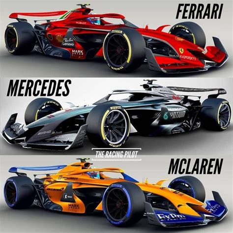 A new era of formula 1. 2021 concept cars with new, old and current liveries ...
