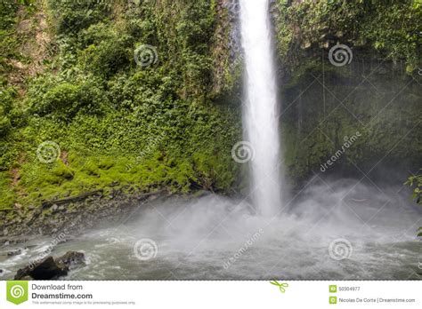 La Fortuna Waterfall In Arenal National Park Costa Rica