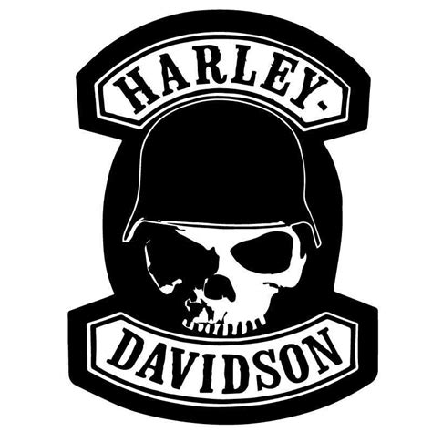 Aufkleber 2 Aufkleber Harley Davidson Skull Helm Logo Vinyl Motorrad