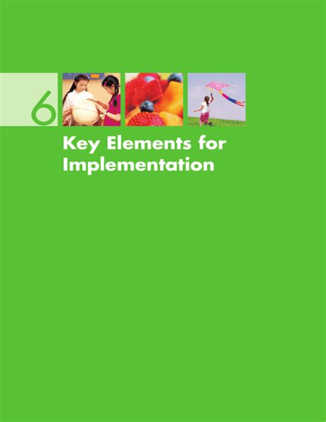 6 Key Elements For Implementation
