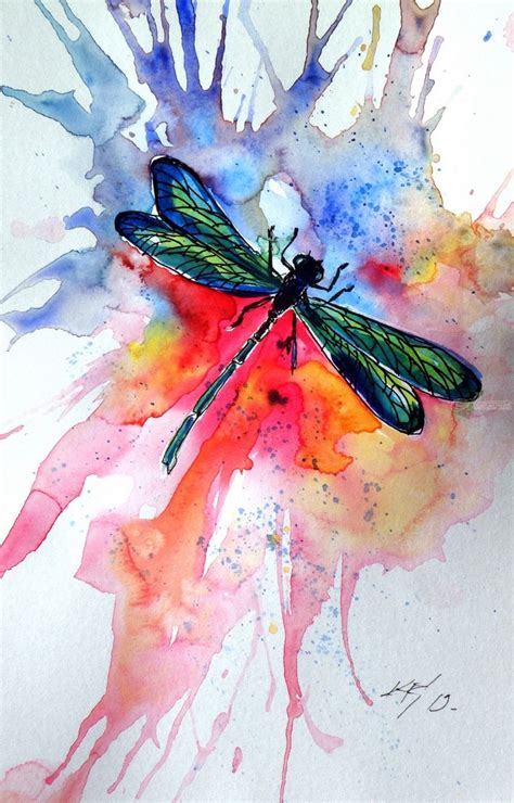 Dragonfly Paintings By Kovacs Anna Brigitta