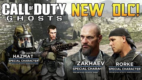 Call Of Duty Ghosts Makarov Zakhaev Rorke And Hazmat Skins New Dlc