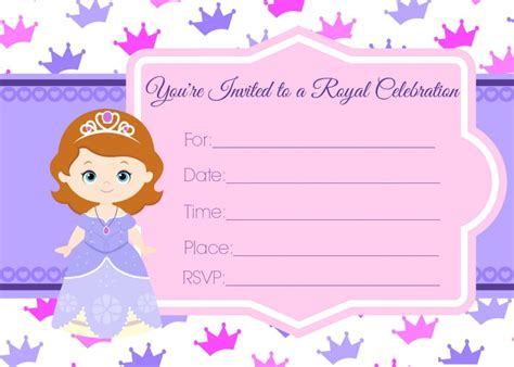 If you like disney princesses will love the new sofia the first birthday invitations free, we're sure that you've loved and i do imagine it would be the perfect. Sofia the First Birthday Invites