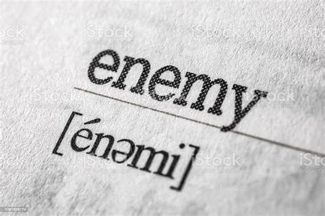 Word Enemy And Phonetic Alphabet Stock Photo Download Image Now