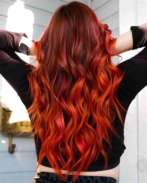 Red Balayage Hair Colors Hottest Examples For