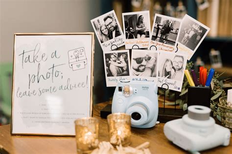 How To Set Up A Polaroid Guest Book Table At Your Wedding