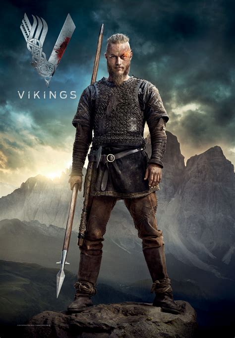 Vikings Season 2 Ragnar Lothbrok Official Picture Poster Travis Fimmel Movies 2463x3543