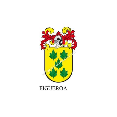 Llavero heráldico FIGUEROA Personalizado con apellido escudo de la