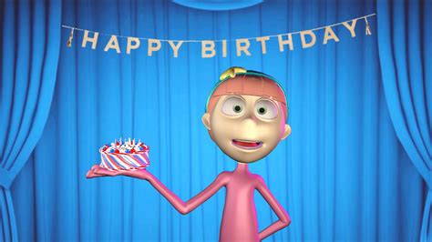 Happy Birthday 3d Animation Youtube