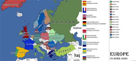 Political Map Of Europe 2020 Kaleb Watson