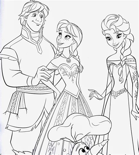 Frozen Coloring Pages Free Printable Printable World Holiday