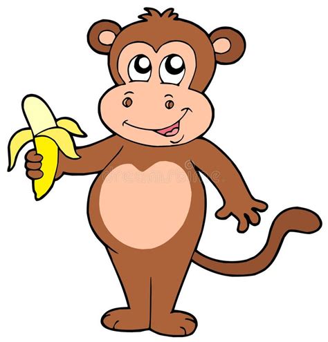 Banana Monkey Clip Art