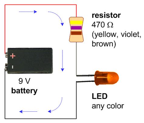 Designed circuit diagram the portable solar rechargeable led lamp comprises of the solar panel, dc/dc regulator. Simple LED Circuit