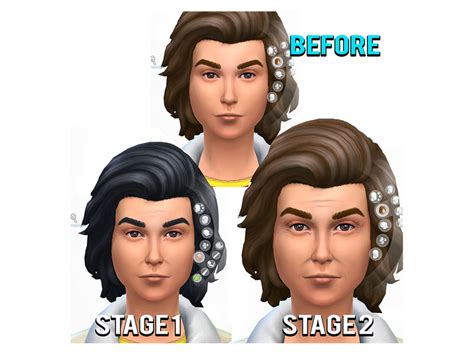 Gradual Aging Wrinkle Set The Sims 4 Catalog