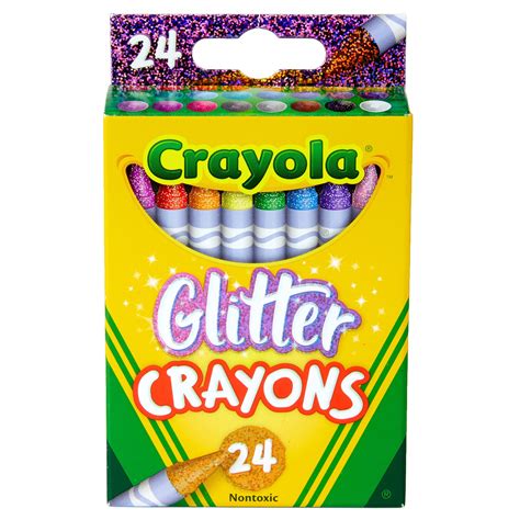 Crayola Crayons Glitter 24pkg 71662137151 Ebay