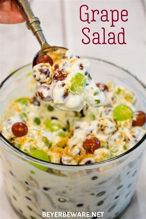 Maybe you would like to learn more about one of these? Cream cheese grape salad is an easy 5-ingredient fruit ...