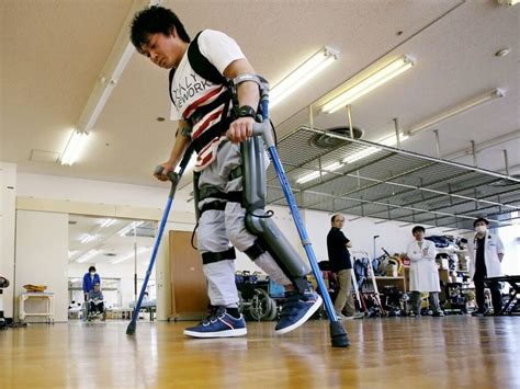 Rewalk Exoskeleton Helps Paralyzed Person To Create Natural Walking