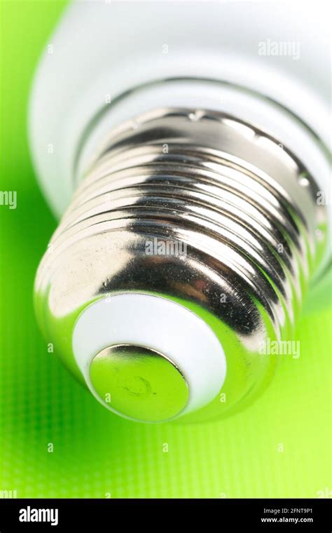 Close Up Of Universal Energy Saving Light Bulb Socket Compatible